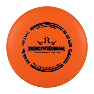 Dynamic Disc Golf Prime Deputy Putter 3/4/-1.5/0 Orange/Blue 174 grams