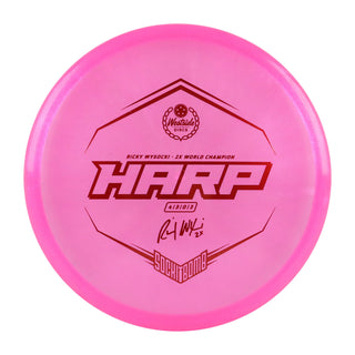 Westside Disc Golf VIP Ice Glimmer Ricky Wysocki Harp Putter 4/3/0/3 Pink/Red 174 grams