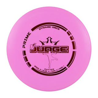 Dynamic Disc Golf Prime EMAC Judge Putter 2/4/0/1 Pink/Red 175 grams