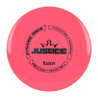 Dynamic Disc Golf BioFuzion Justice Midrange Disc 5/1/0.5/4 Pink/Turquoise 173 grams