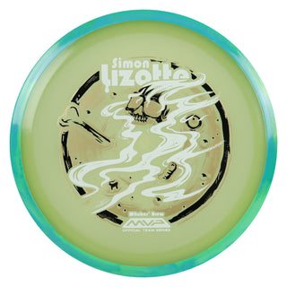 Axiom Disc Golf Eclipse Aspect - Simon Lizotte Halloween 2026 Team Series Gold/Aqua Green 174 grams