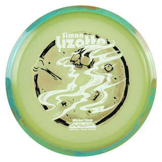 Axiom Disc Golf Eclipse Aspect - Simon Lizotte Halloween 2026 Team Series Gold/Aqua Orange 173 grams
