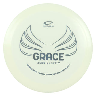 Latitude 64 Disc Golf Zero Gravity Grace Distance Driver 11/6/-1/2 White/Indigo 128 grams