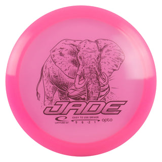Latitude 64 Disc Golf Opto Jade Distance Driver 9/6/-2/1 Pink/Purple 156 grams
