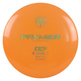 Discmania Disc Golf Premier Q-Line DD3 Distance Driver 12/6/-1/2 Orange/Green Shimmer 168 grams