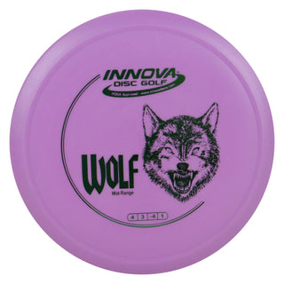 Innova Disc Golf DX Wolf Midrange Disc 4/3/-4/1 Lavender/Green 175 grams