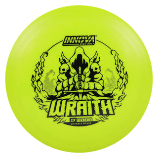 Innova Disc Golf DX Wraith Distance Driver 11/5/-1/3 Yellow/Black 175 grams