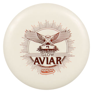Innova Disc Golf DX Glow Aviar Putting Disc 2/3/0/1 White/Orange 170 grams