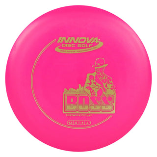 Innova Disc Golf DX Boss Distance Driver 13/5/-1/3 Pink/Gold 160 grams