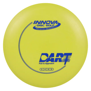 Innova Disc Golf DX Dart Putter Putting Disc 3/4/0/0 Yellow/Blue 147 grams