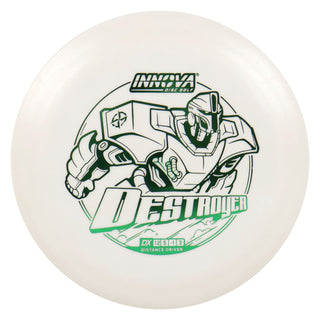 Innova Disc Golf DX Destroyer Distance Driver 12/5/-1/3 White/Green 166 grams