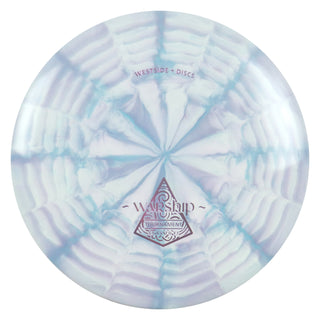 Westside Disc Golf Tournament Rill Warship Midrange 5/6/0/1 Lavender Teal/Lavender 173 grams