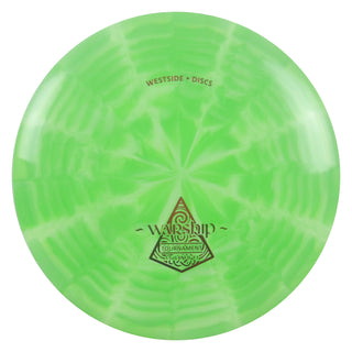 Westside Disc Golf Tournament Rill Warship Midrange 5/6/0/1 Green/Red 178 grams