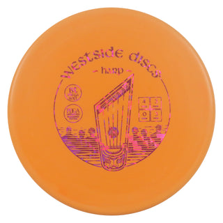 Westside Disc Golf BT Megasoft Harp Putt and Approach 4/3/0/3 Orange/Magenta Shatter 176 grams