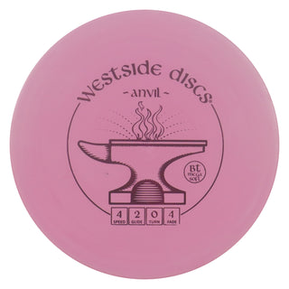 Westside Disc Golf BT Megasoft Anvil Midrange 4/2/0/4 Pink/Purple 176 grams