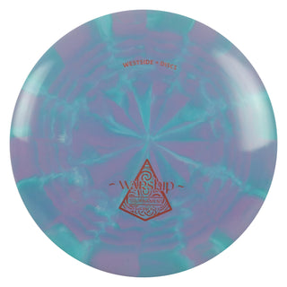 Westside Disc Golf Tournament Rill Warship Midrange 5/6/0/1 Purple Blue/Orange 179 grams