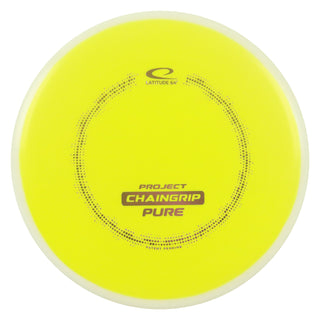 Latitude 64 Project ChainGrip Pure Prototype Putter 3/3/-1/1 Yellow/Purple 173 grams