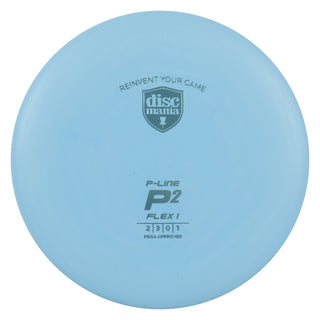 Discmania Disc Golf P-Line P2 Flex 1 Putt and Approach 2/3/0/1 Blue/Teal 174 grams