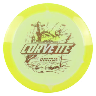 Innova Disc Golf Halo Star Corvette Distance Drivr 14/6/-1/2 White Yellow/Red 170 grams