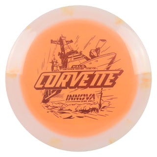 Innova Disc Golf Halo Star Corvette Distance Drivr 14/6/-1/2 Orange White/Red 173 grams