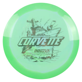 Innova Disc Golf Halo Star Corvette Distance Drivr 14/6/-1/2 Green/Silver 173 grams