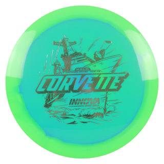 Innova Disc Golf Halo Star Corvette Distance Drivr 14/6/-1/2 Blue Green/Silver 166 grams