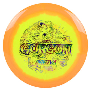 Innova Disc Golf Halo Star Gorgon Distance Driver 10/6/-2/1 Orange Yellow/Jellybean 171 grams