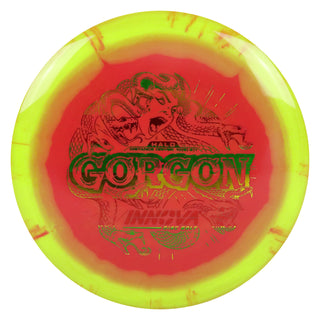 Innova Disc Golf Halo Star Gorgon Distance Driver 10/6/-2/1 Yellow Red/Rasta 166 grams
