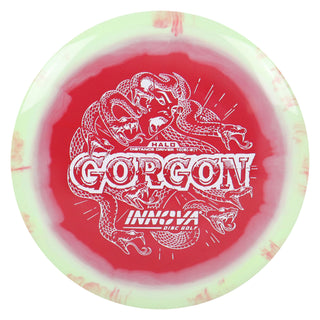 Innova Disc Golf Halo Star Gorgon Distance Driver 10/6/-2/1 Pastel Yellow Red/White 173 grams