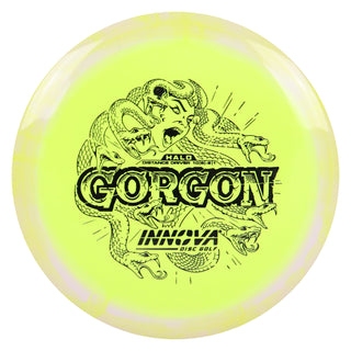 Innova Disc Golf Halo Star Gorgon Distance Driver 10/6/-2/1 Yellow/Black 173 grams
