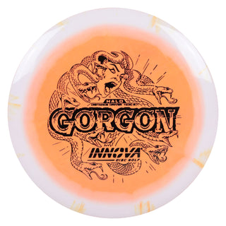 Innova Disc Golf Halo Star Gorgon Distance Driver 10/6/-2/1 White Orange/Black 167 grams