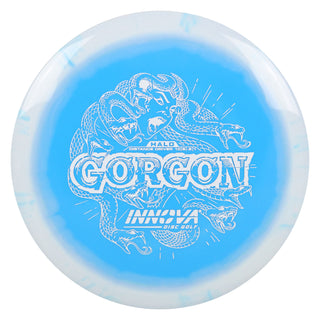 Innova Disc Golf Halo Star Gorgon Distance Driver 10/6/-2/1 White Blue/White 171 grams