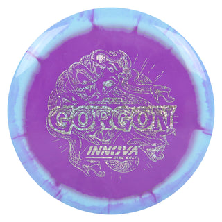 Innova Disc Golf Halo Star Gorgon Distance Driver 10/6/-2/1 Light Blue Purple/Holo Stars 172 grams