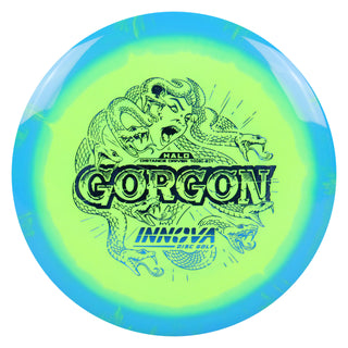 Innova Disc Golf Halo Star Gorgon Distance Driver 10/6/-2/1 Blue Yellow/Blue 173 grams