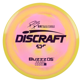 Discraft Disc Golf Paige Pierce ESP Buzzz OS Midrange 5/4/0/3 Mango Pink/Purple 174g