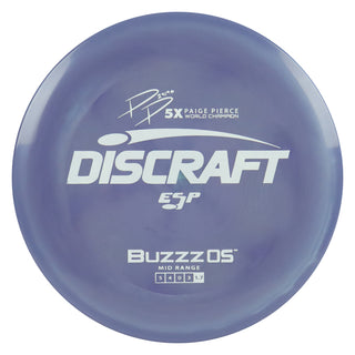 Discraft Disc Golf Paige Pierce ESP Buzzz OS Midrange 5/4/0/3 Slate Purple/White 174g