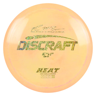 Discraft Disc Golf Paul McBeth Signature ESP Heat Distance Driver 9/6/-3/1 Mango/Gold Shimmer 170-172g