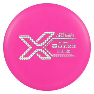 Discraft Disc Golf X Line Buzzz Midrange Disc 5/4/-1/1 Pink/Holo Prisms 177g