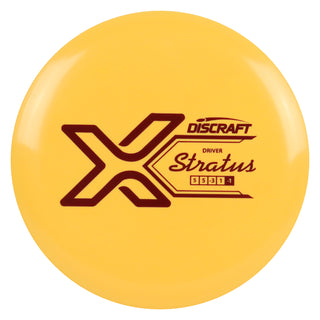 Discraft Disc Golf X Line Stratus Midrange Disc 5/4/-4/1 Orange/Maroon 145-150g