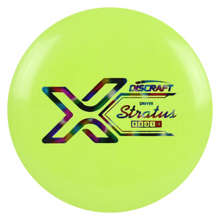 Discraft Disc Golf X Line Stratus Midrange Disc 5/4/-4/1 Lime/Jellybean 175-176g
