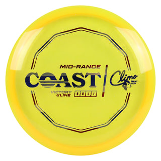 Climo Disc Golf First Run Victory Line Coast Midrange 6/6/-1/1 Yellow/USA 178g
