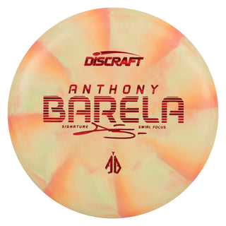 Discraft Disc Golf Anthony Barela Swirl CT Focus Putter 2/2/-1/2 Mango Orange/Red Lines 173-174g