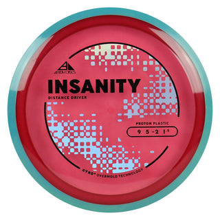 Axiom Discs Project Lab Coat Proton Insanity Distance Driver 9/5/-2/1.5 Red/Blue 169 grams