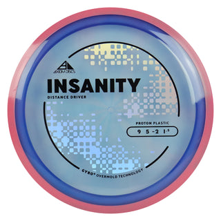 Axiom Discs Project Lab Coat Proton Insanity Distance Driver 9/5/-2/1.5 Slate Purple/Pink 169 grams