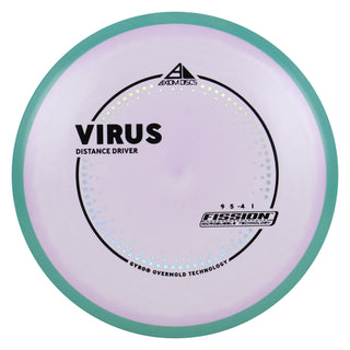 Axiom Discs Project Lab Coat Fission Virus Distance Driver 9/5/-4/1 Pastel Purple/Teal 166 grams