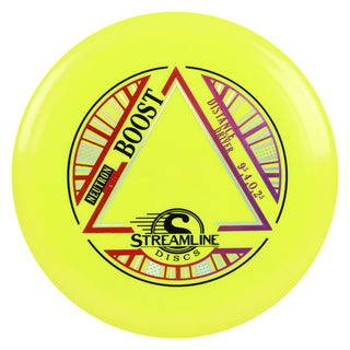 Streamline Discs Neutron Boost Distance Driver 9.5/4/0/2.5 Yellow/Red Purple 167 grams