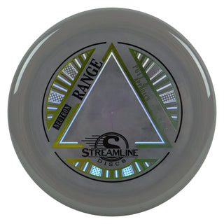 Streamline Disc Golf Neutron Range Putter 2/1/-0.5/0.5 Grey/Gold Blue 165 grams