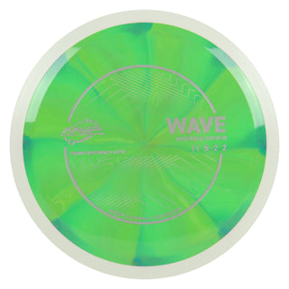 MVP Discs Sports Project Lab Coat Cosmic Neutron Wave Distance Driver 11/5/-2/2 Green Blue 174 grams