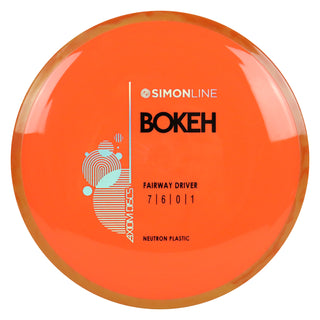 Axiom Disc Golf Simon Line Neutron Bokeh Fairway Driver 7/6/0/1 Orange/Orange Red 174 grams