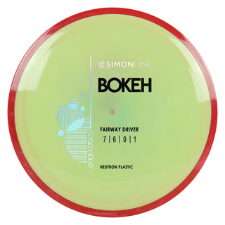 Axiom Disc Golf Simon Line Neutron Bokeh Fairway Driver 7/6/0/1 Sage/Red 175 grams